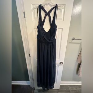Bill Levkoff Navy Dress